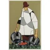 Robert Gwathmy, Migrant, Color Screenprint "Migrant" Signed lower right, numbered 42/100 lower left