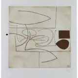 Victor Pasmore, Linear Motif in Three Movements, 1974, Etching with Screenprint