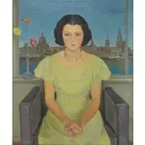 Adolf Köglsperger, Portrait of a Woman, 1930, Oil on Canvas