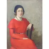 Aaron Harry Gorson, Portrait of a Woman, Oil on Canvas