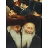 Chassidim by R. Oil on Board Neilson, sold Sep 2018