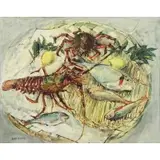 Yolande Ardissone, Nature Morte au Fruits de Mer