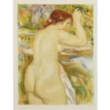 Jacques Villon, Nu (after Pierre Auguste Renoir), Color Aquatint "Nu" (after Pierre Auguste Renoir)
