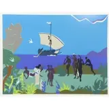 Romare Bearden, Siren's Song (From Odysseus), Screenprint