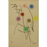 Joan Miró, La Spirale, Color Etching and Aquatint From "La Spirale"
