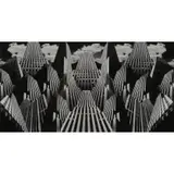 Thurman Rotan, Skyscrapers, Gelatin Silver Print "Skyscrapers" Artist's blind stamp lower right