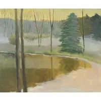 James Rayen, Skycroft: Against the Seasons, Oil on Canvas
