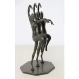 Henri Lautier, Three Dancers, Bronze Sculpture