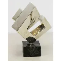 Lucile Driskell, Untitled (abstract), Polished Steel Sculpture