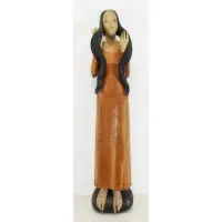 Francois Brouchet, Polychrome Wood Figure
