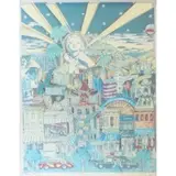 Hollywood by Charles Fazzino, 3-D Serigraph, sold Aug 2018