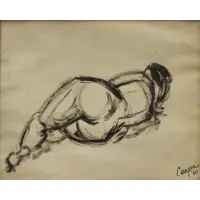 Joanne Cooper, Bold Strokes, 1960, Pen and Ink