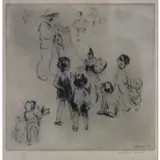 Dorothea Cooke, The Monkey, 1929, Lithograph