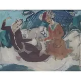 A. Oil on Board Jackson, Ah, My Beloved..., 1933