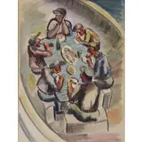 Irving Lehman, At the Table, 1934
