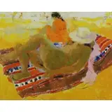 Bernard Taurelle, Nude on the Beach, Oil on Canvas
