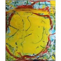 Hyo Soo Kim, Abstract Composition, Oil on Canvas
