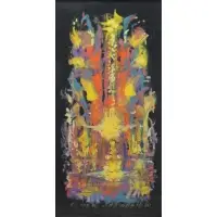 Romer Shawhan, Abstract Composition, Pastel