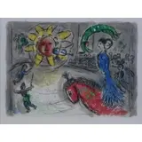 Fantasy Scene by Marc Chagall, Lithograph in Colors, sold Aug 2018