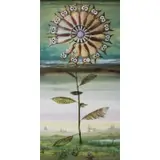 Pierre Le Colas, La Fleur Hiboux, Oil on Canvas