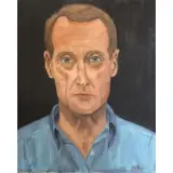 Mike Finn, Self Portrait, Oil on Canvas
