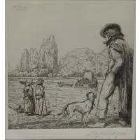 A Karlsruhe, Untitled, H. Etching