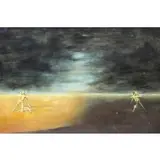 Joseph Banta, Surrealist Landscape Oil on Canvas Dimensions: 44" high x 66" wide, Oil on Canvas