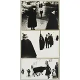 Mario. "Scanno" Three Giacomelli, Scanno / della serie sul'Abruzzo sud Italia, Gelatin Silver Prints