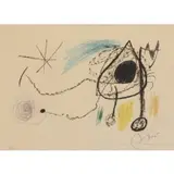 Sobreteixims I Escultures by Joan Miró, 1972, Lithograph "Sobreteixims I Escultures" 1972, sold Jul 2018