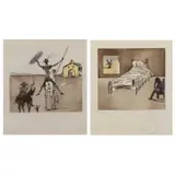 Salvador. Two Dali, Historia de Don Quichotte de la Mancha, Both pencil signed and numbered 58/300