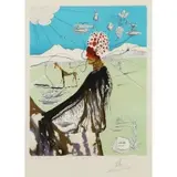 The Earth Goddess (The Chef) by Salvador Dalí, Lithograph " The Earth Goddess" (The Chef) (Konig de Landes und des Meers), sold Jul 2018