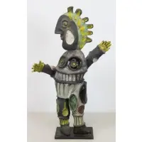 Standing Figure by Roger Capron, Ceramic Sculpture, sold Jul 2018