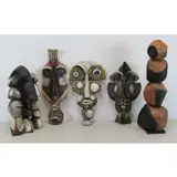 Roger. Five Capron, Untitled, Ceramic Sculptures