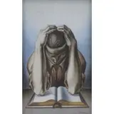 Student by Abraham Joel Tobias, Casein on Board "Student", sold Jun 2018