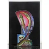 Painted Wood Maquette by Abraham Joel Tobias, Housed in custom acrylic case, sold Jun 2018