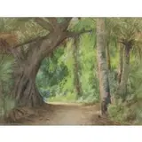 Laura Woodward, Florida Landscape, Watercolor