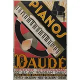 Andre Daude, Pianos Daude, Lithograph Poster