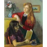 Robert Philipp, Friends, Oil on Canvas