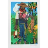 The Lantern by Romare Bearden, Color Lithograph, sold Jun 2018