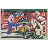 Louisiana Serenade by Romare Bearden, Color Lithograph, sold Jun 2018