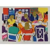 Phoebe Beasley, Fine China, 1993, Color Screenprint