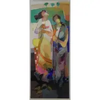 Hessam Abrishami, The Professionals, 2000, Oil on Canvas