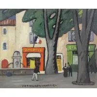 Louis-Mathieu Verdilhan, Paysage de Marseille, Oil on Canvas