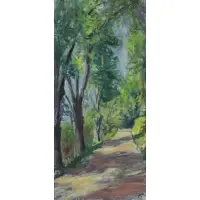Trees by Robert Philipp, 1964, Oil on Canvas, sold May 2018