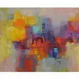 Piry Rame, Reflections, Oil on Canvas