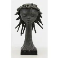 Ángel Botello, Cabeza, Bronze Sculpture