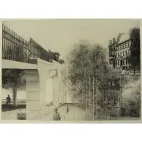 Julia Passing by Peter Milton, 1967, Etching, sold May 2018