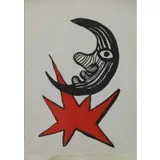 Black Moon by Alexander Calder, Lithograph, sold May 2018