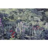 William Nichols, Flower Garden, Oil on Canvas