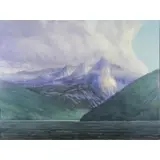 J Geoffrey Leckie, After a Storm, Red Fish Lake, 1987, Oil on Canvas